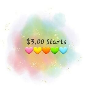 $3.00 Starts (Live Show Only) ALL PRELOVED CLOTHING